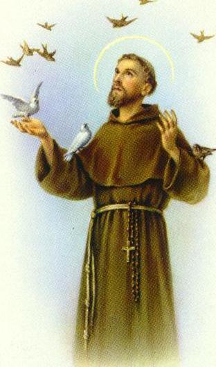 svatý František z Assisi.